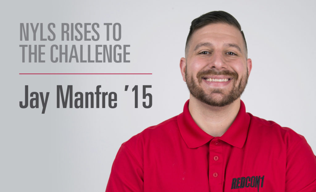 NYLS Rises to the Challenge: Jay Manfre '15