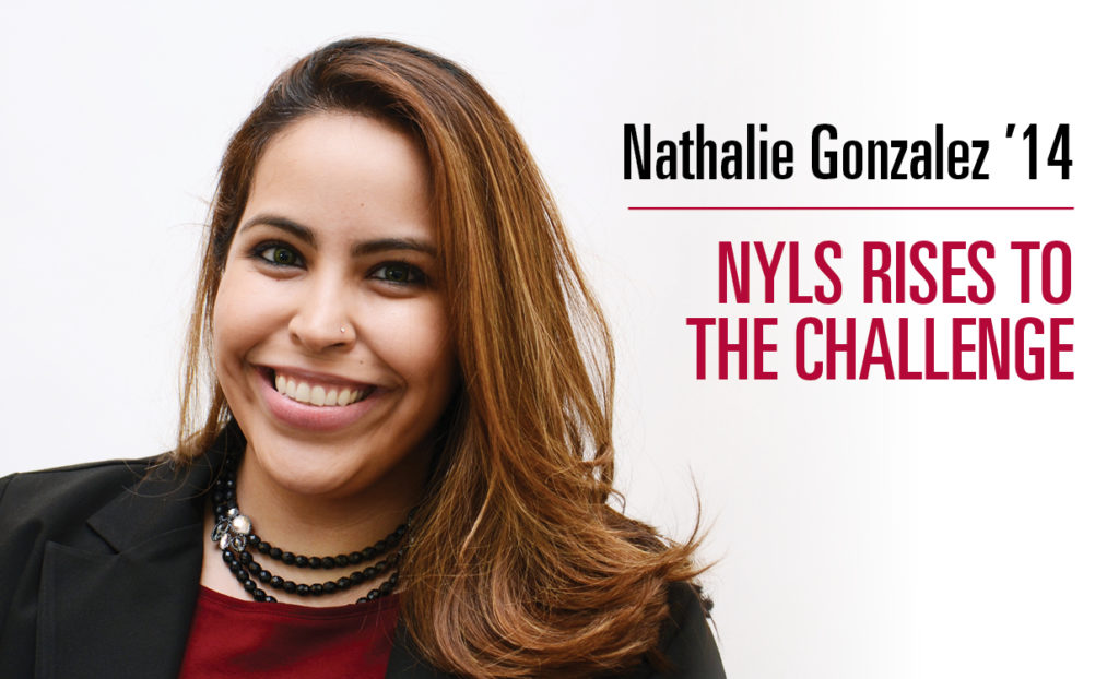 NYLS Rises to the Challenge: Nathalie Gonzalez '14