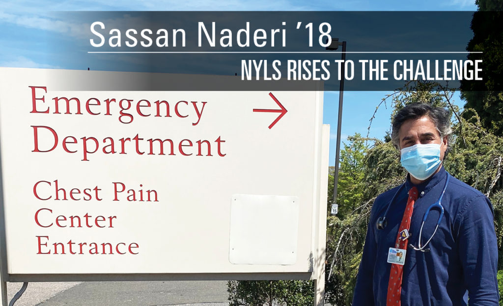 NYLS Rises to the Challenge: Sassan Naderi '18