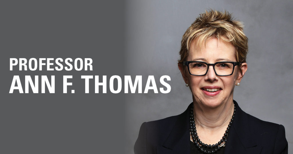 Professor Ann F. Thomas Elected to American College of Tax Counsel