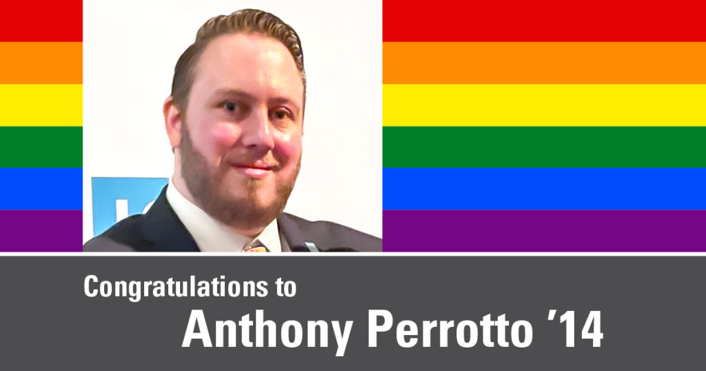 Congratulations to Anthony Perrotto