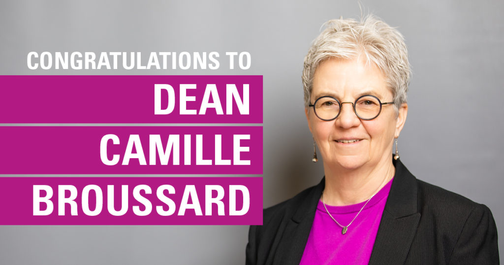 Congratulations to Dean Camille Broussard
