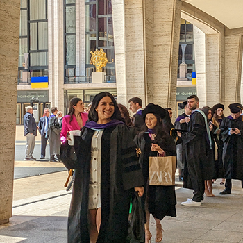New York Law School students at graduation