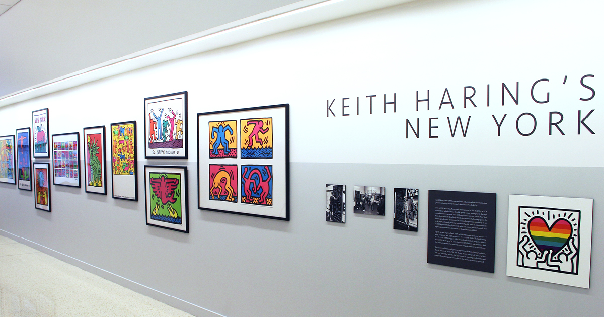 NYLS Keith Haring's Display