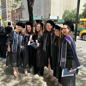 NYLS students at 2024 Commencement