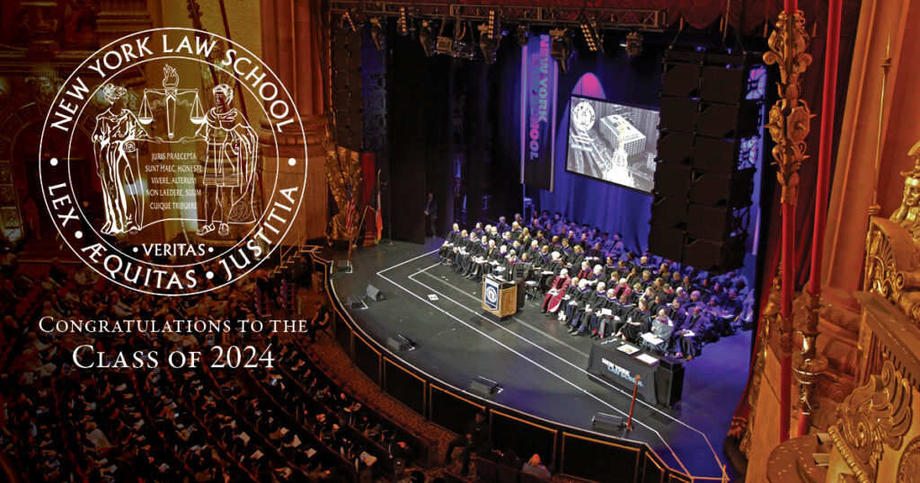 Congratulations to New York Law School's Class of 2024