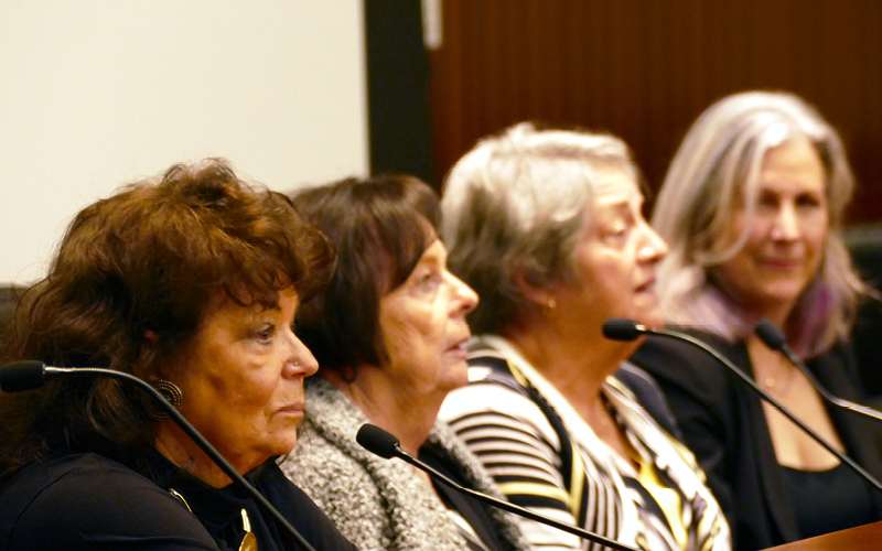 Paula Kinney, Beth Drazba, Linda Braasch, and Heidi Hutner