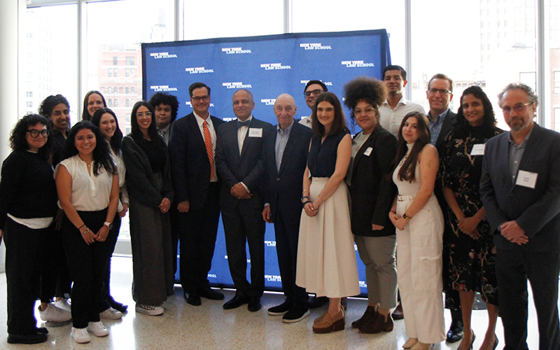 Anthony Crowell and New York Pro Bono Scholars