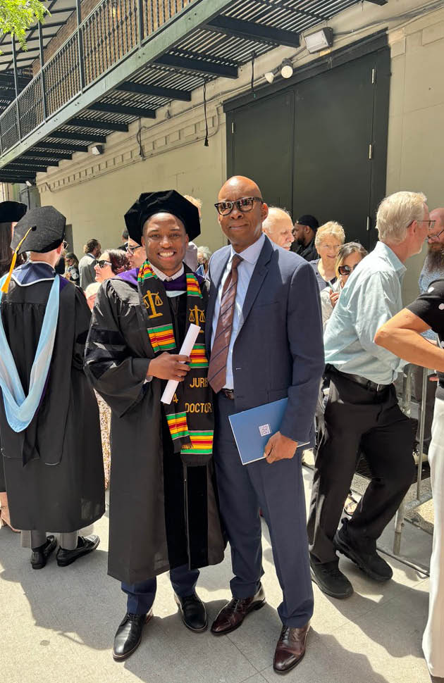 Kirk Burkhalter at NYLS Commencement