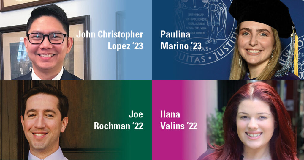 John Christopher Lopez, Paulina Marino, Joe Rochman, Ilana 
Valins