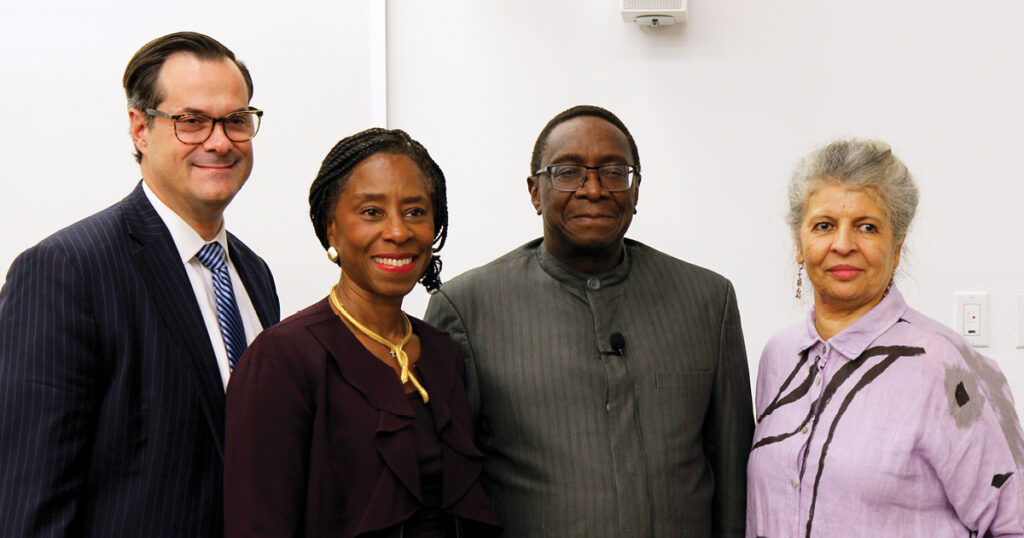 Anthony Crowell, Dianne Renwick, Dunstan Mlambo, and Penelope Andrews