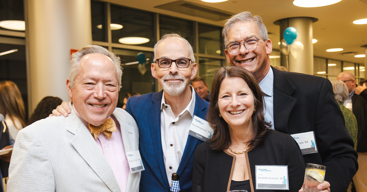 Guests at the New York Law School alumni celebration