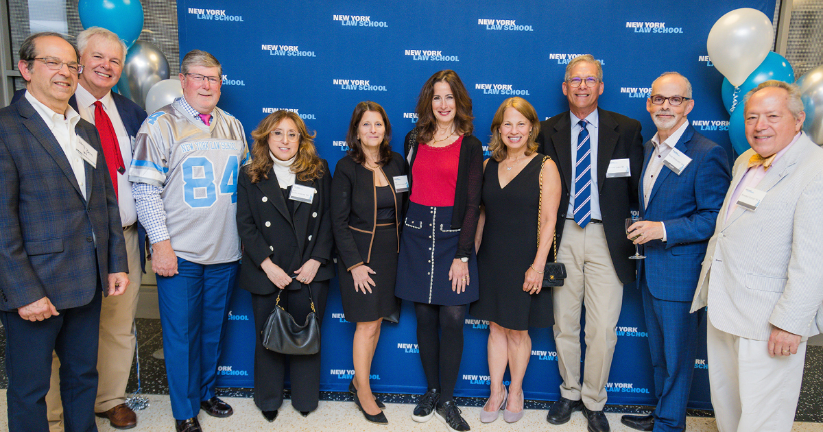 Alumni at the New York Law School alumni celebration