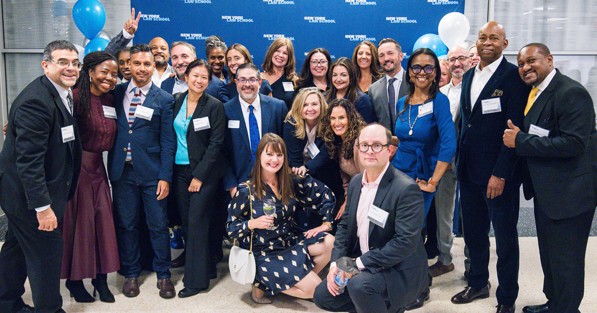 Alumni at the New York Law School alumni celebration