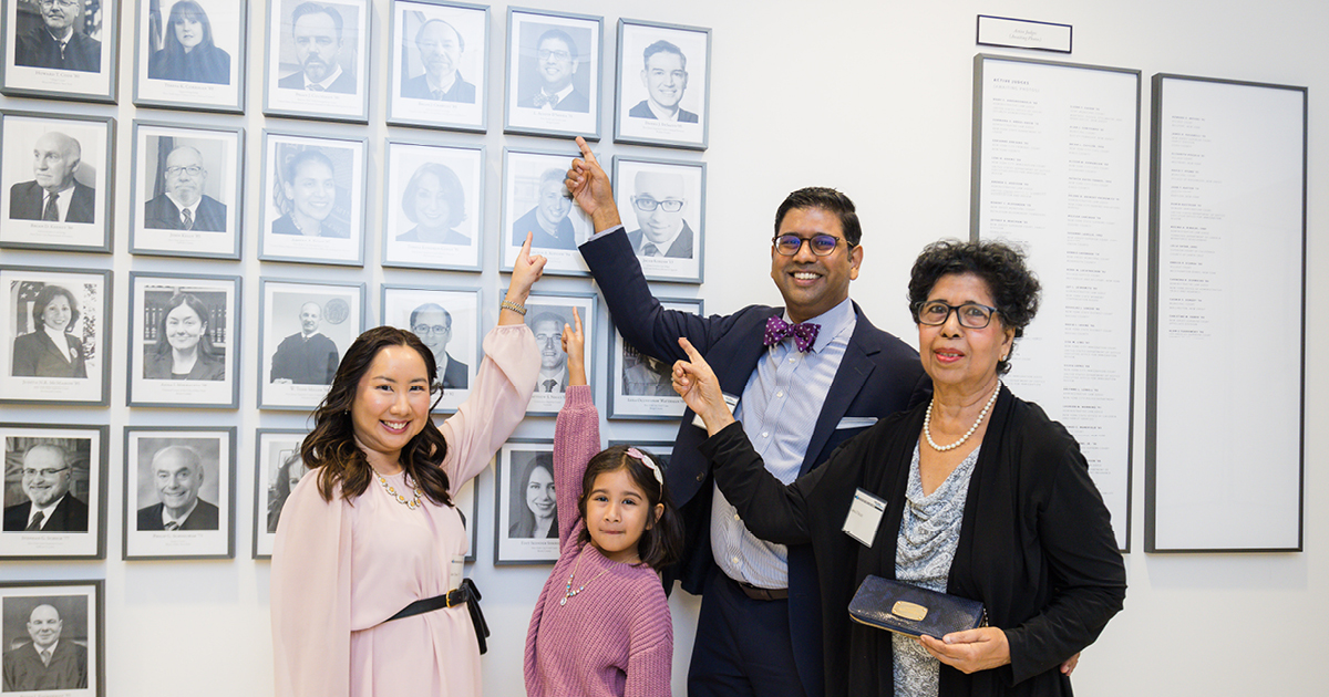 Guests at the 2024 Hall of Judges Ceremony and Reception