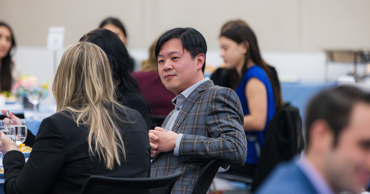 Guest at the New York Law School First Generation Professionals Etiquette Dinner