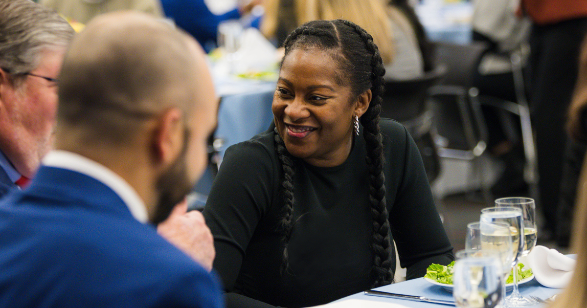 Guest at the New York Law School First Generation Professionals Etiquette Dinner