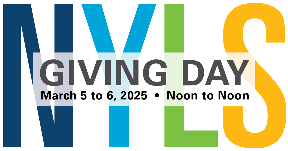 NYLS Giving Day, March 5 to 6, 2025, Noon to Noon