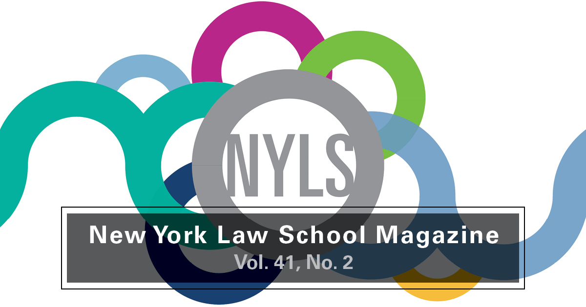 New York Law School Magazine, Vol. 41, No. 2