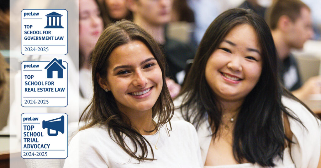 NYLS students at orientation