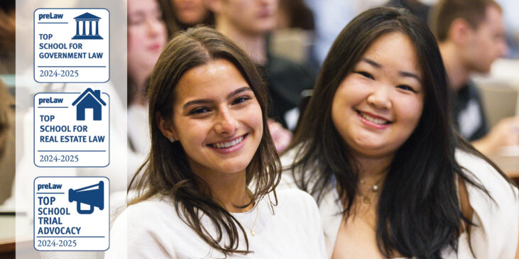 NYLS students at orientation