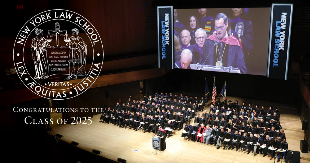 Celebrating the New York Law School Class of 2025