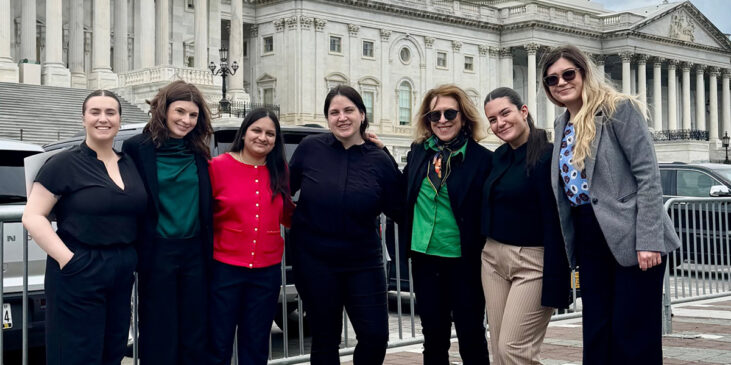 Hallie Bader, Jessica Anastasia, Sajani Patel, Tiffany McKnight, Joanne Doroshow, Nicole Zlatokrasov, and Angelina Pienczykowski