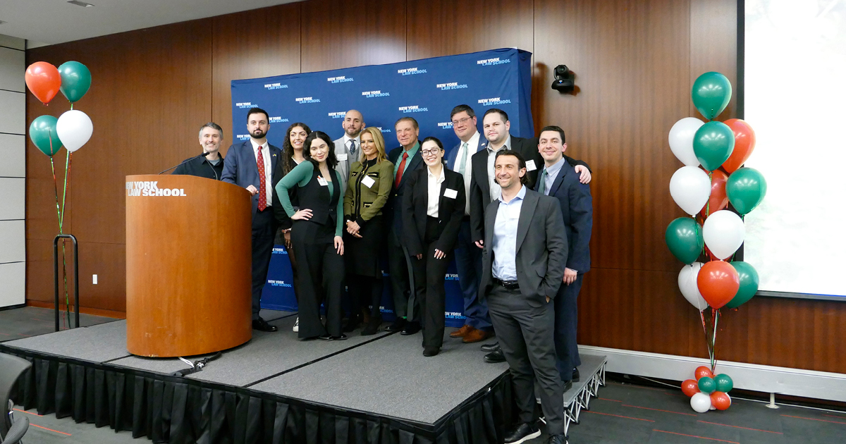 New York Law School Italian Law Students