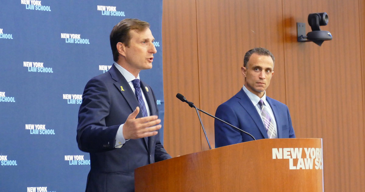 Congressman Dan Goldman and Ben Max