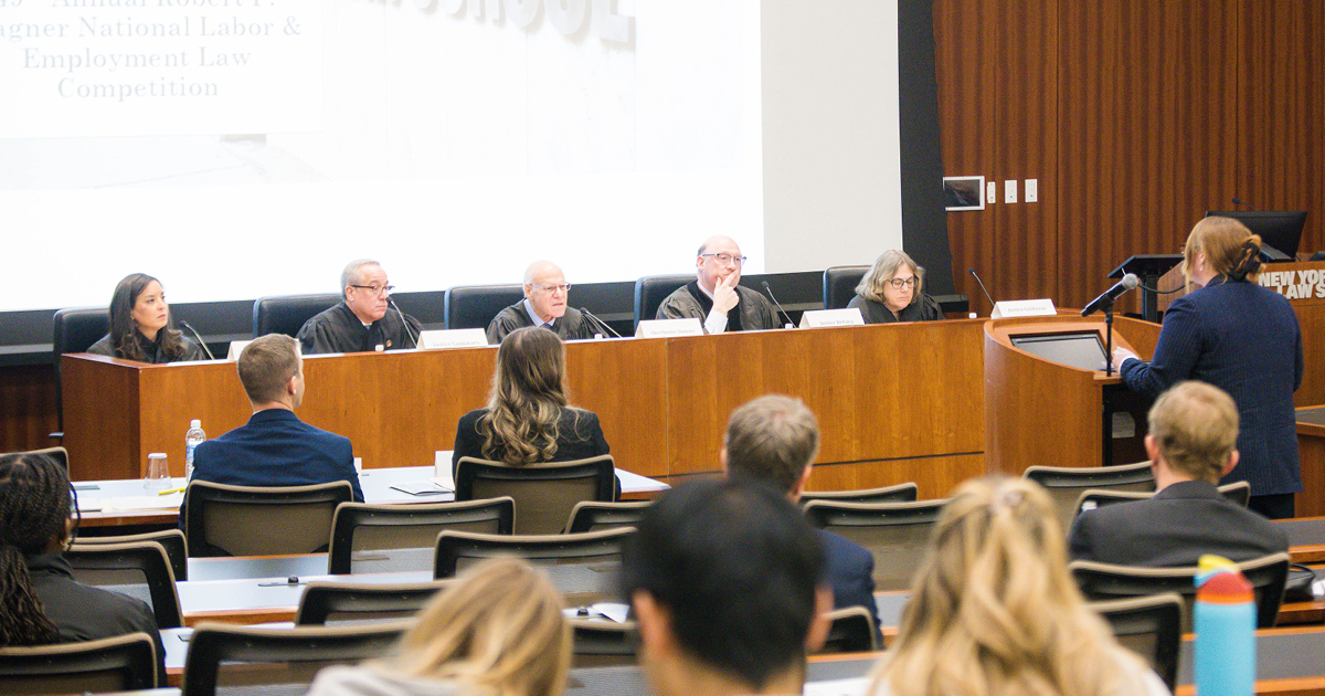 New York Law School 49th Annual Robert F. Wagner National Labor and Employment Law Moot Court Competition
