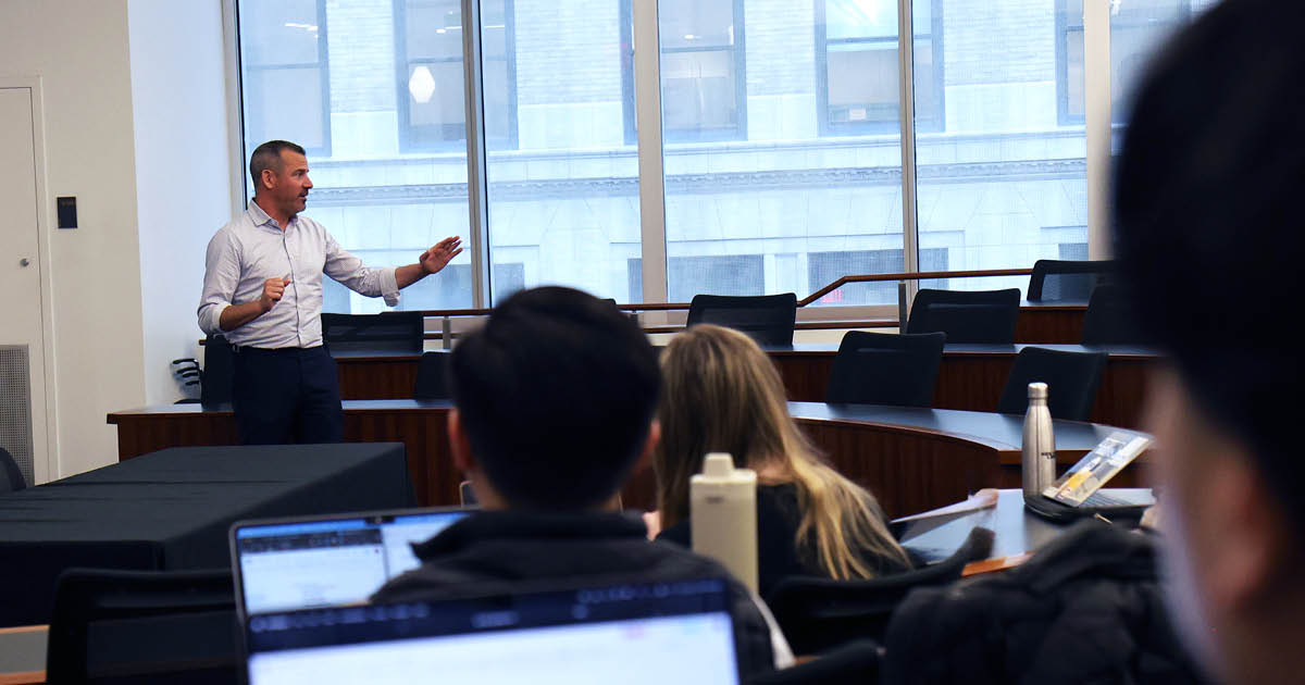 Michael Pastor teaching class