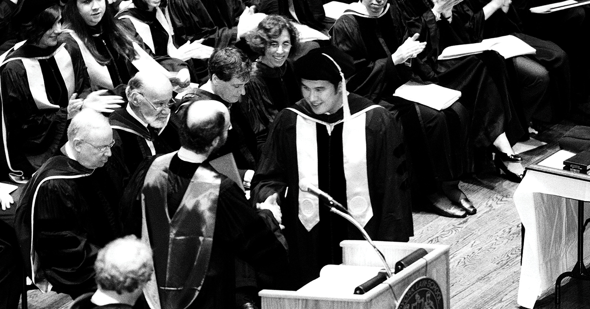 Victor Suthammanont at graduation