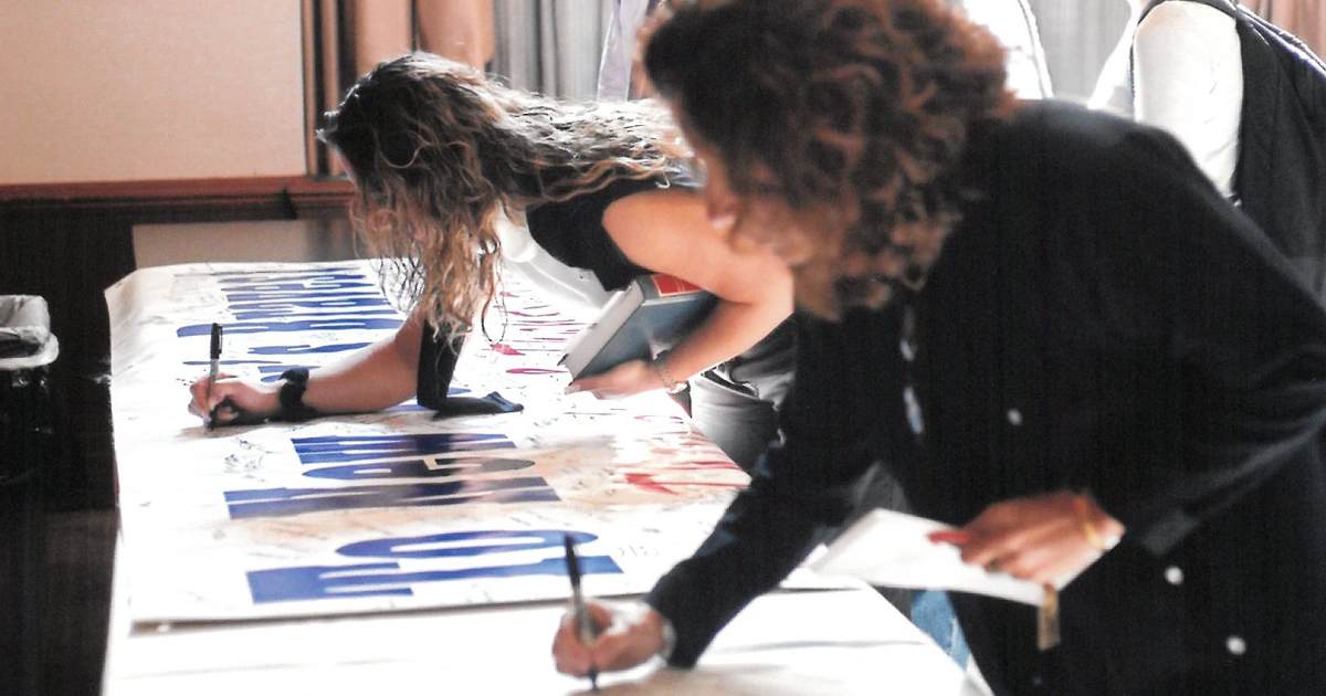 NYLS students at the Remember, Rebuild: In Observance of the Anniversary of 9/11