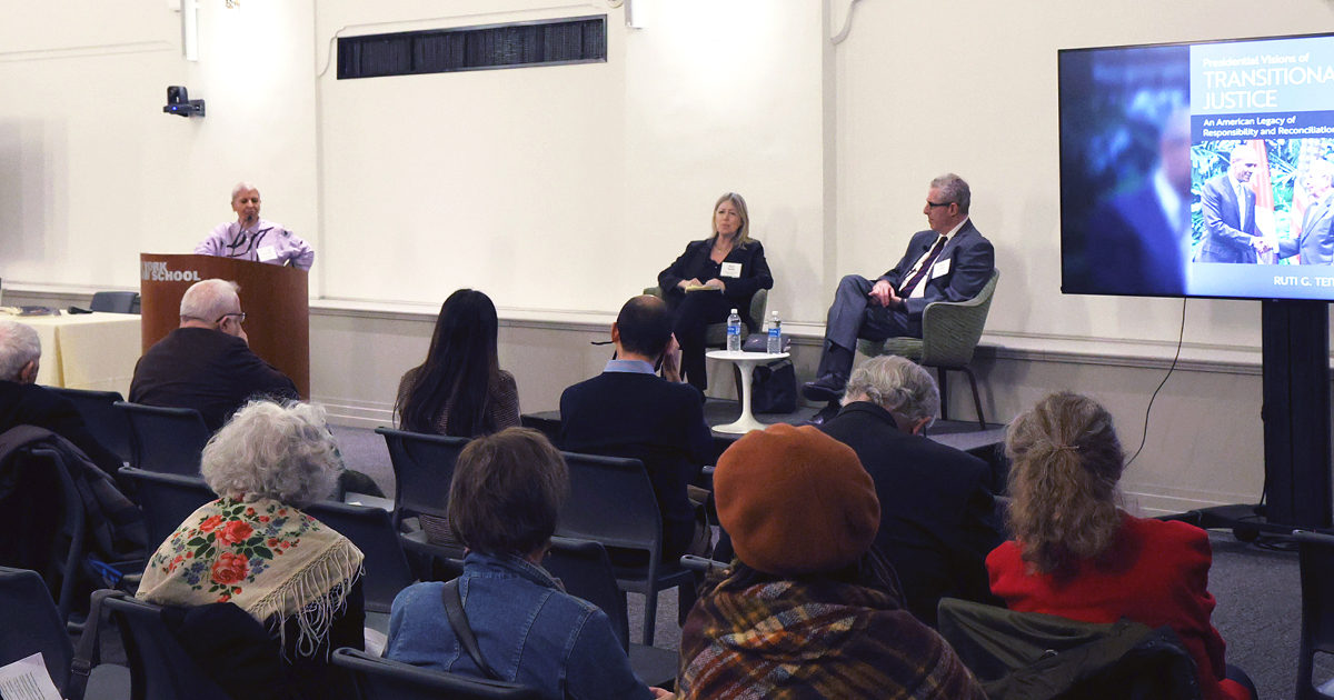 Ruti Teitel’s book event