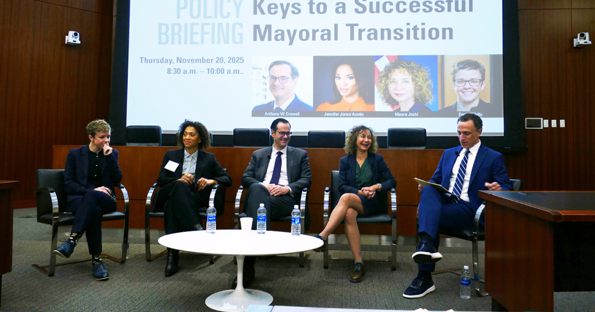 Ben Max, Anthony Crowell, Jennifer Jones Austin, Meera Joshi, Emma Wolfe