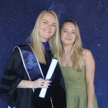 Graduate at New York Law School commencement