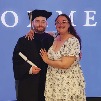 Graduate at New York Law School commencement