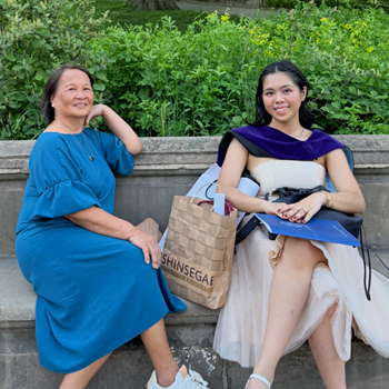 Graduate at New York Law School commencement