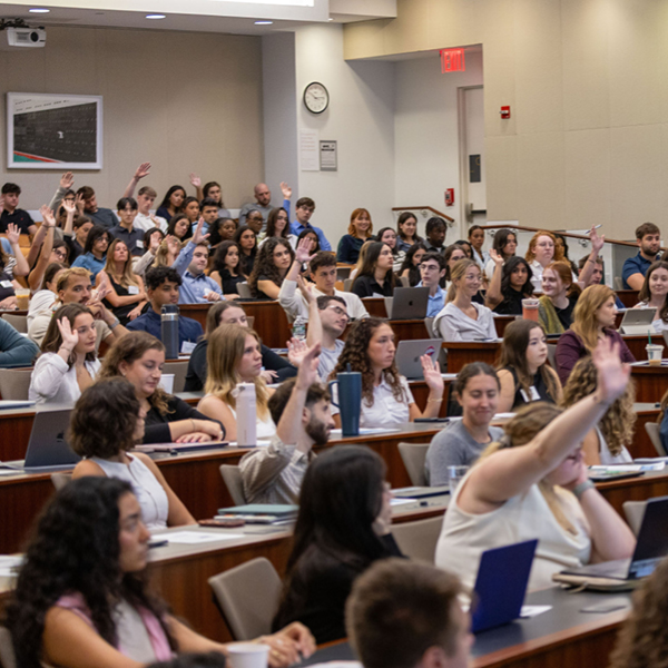 New York Law School students in class