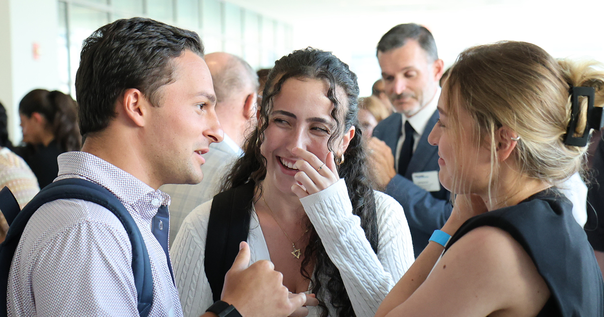 NYLS students at orientation