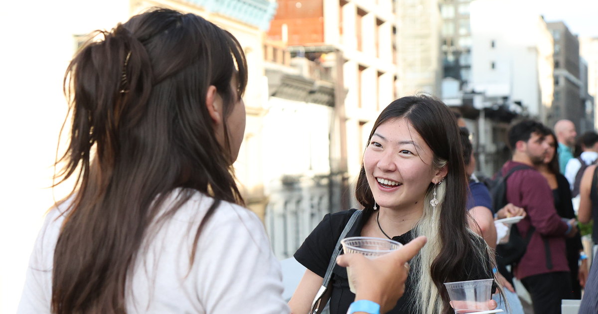 NYLS students at orientation
